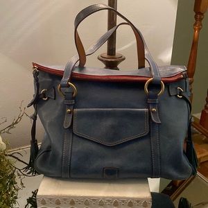 DOONEY & BOURKE Large Florentine - Dusty Blue